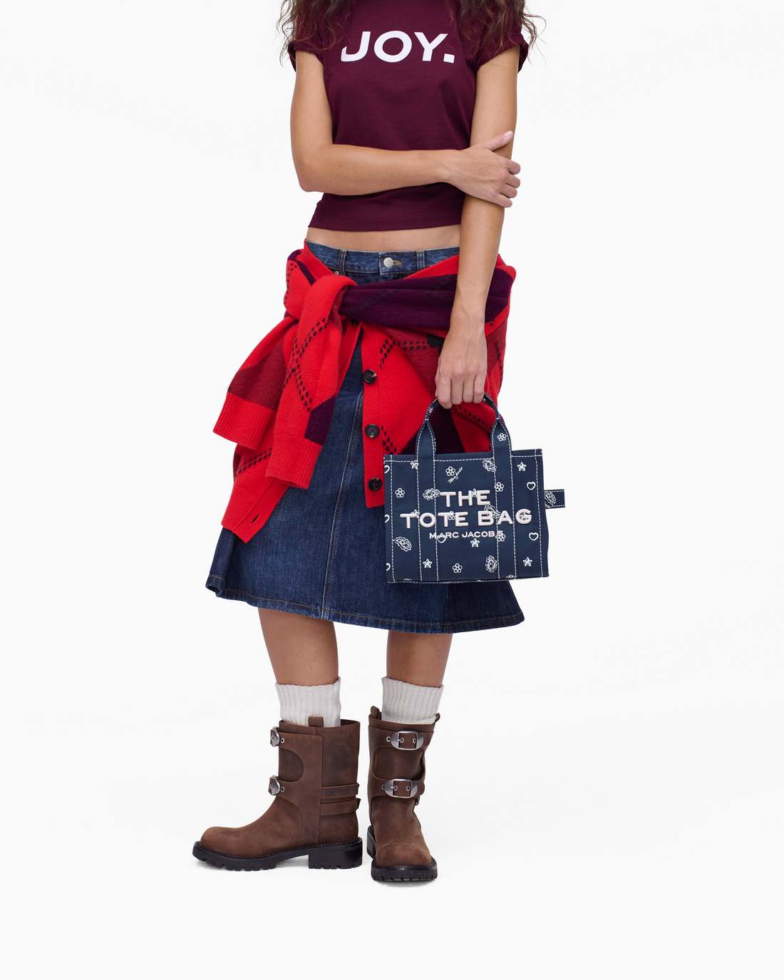 The Bandana Canvas Small Tote Bag Navy Multi Marc Jacobs / BAGS|NEW ARRIVALS