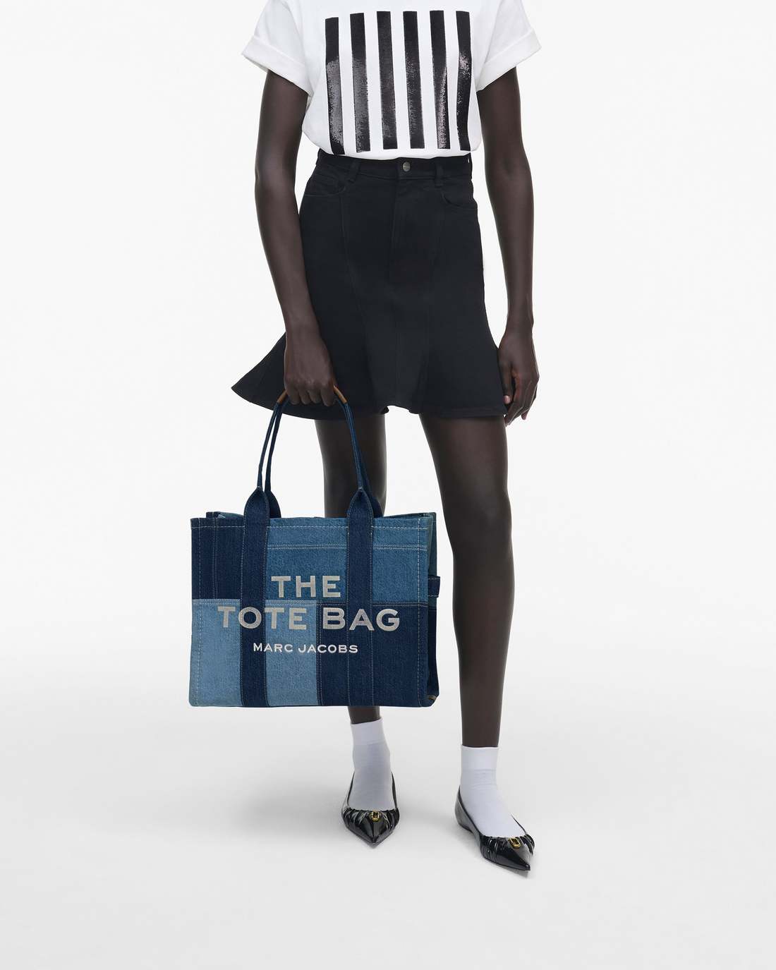 The Denim Large Tote Bag Blue Denim Marc Jacobs / BAGS