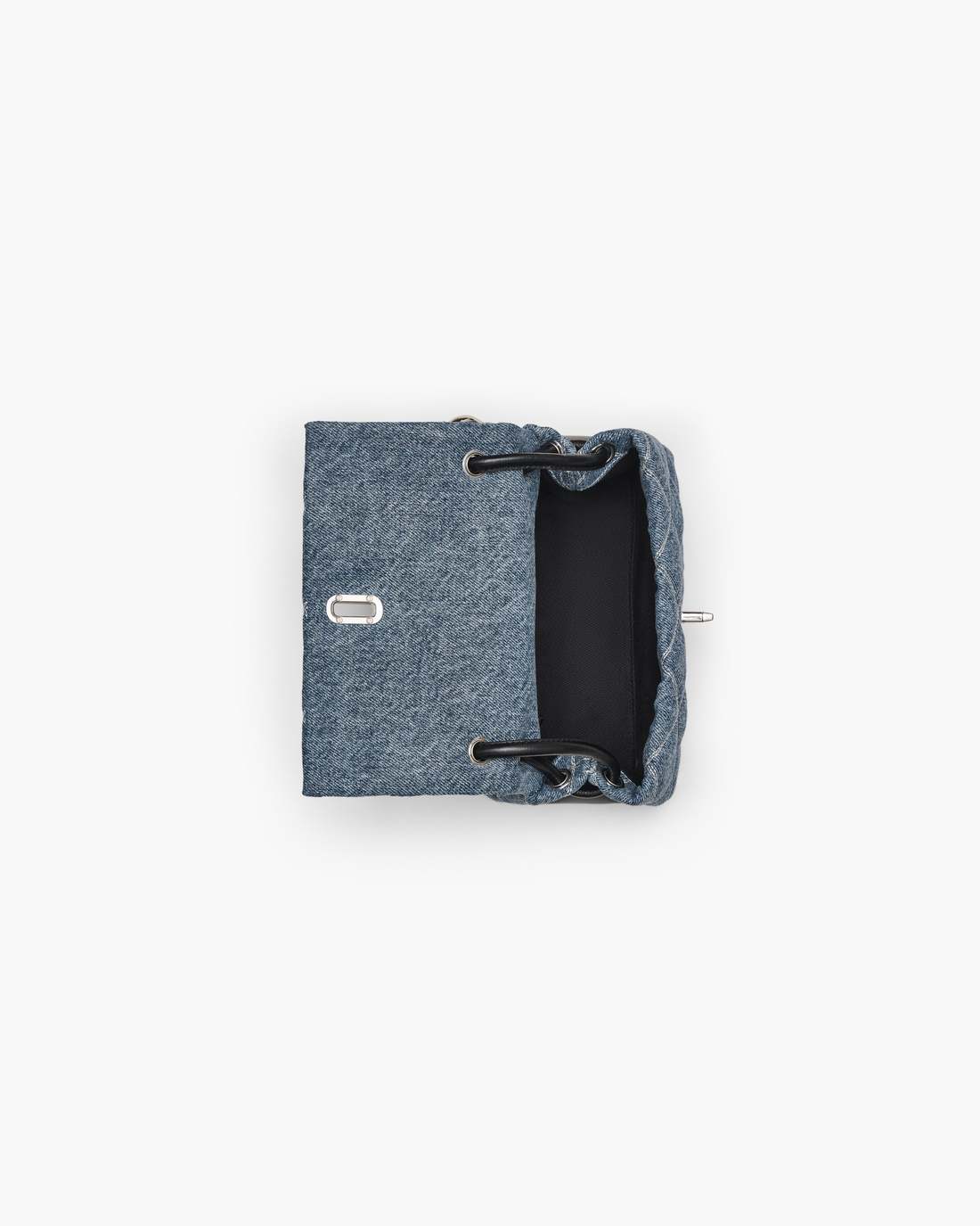 The Quilted Denim Mini Dual Shoulder Bag Light Wash Indigo Marc Jacobs / BAGS