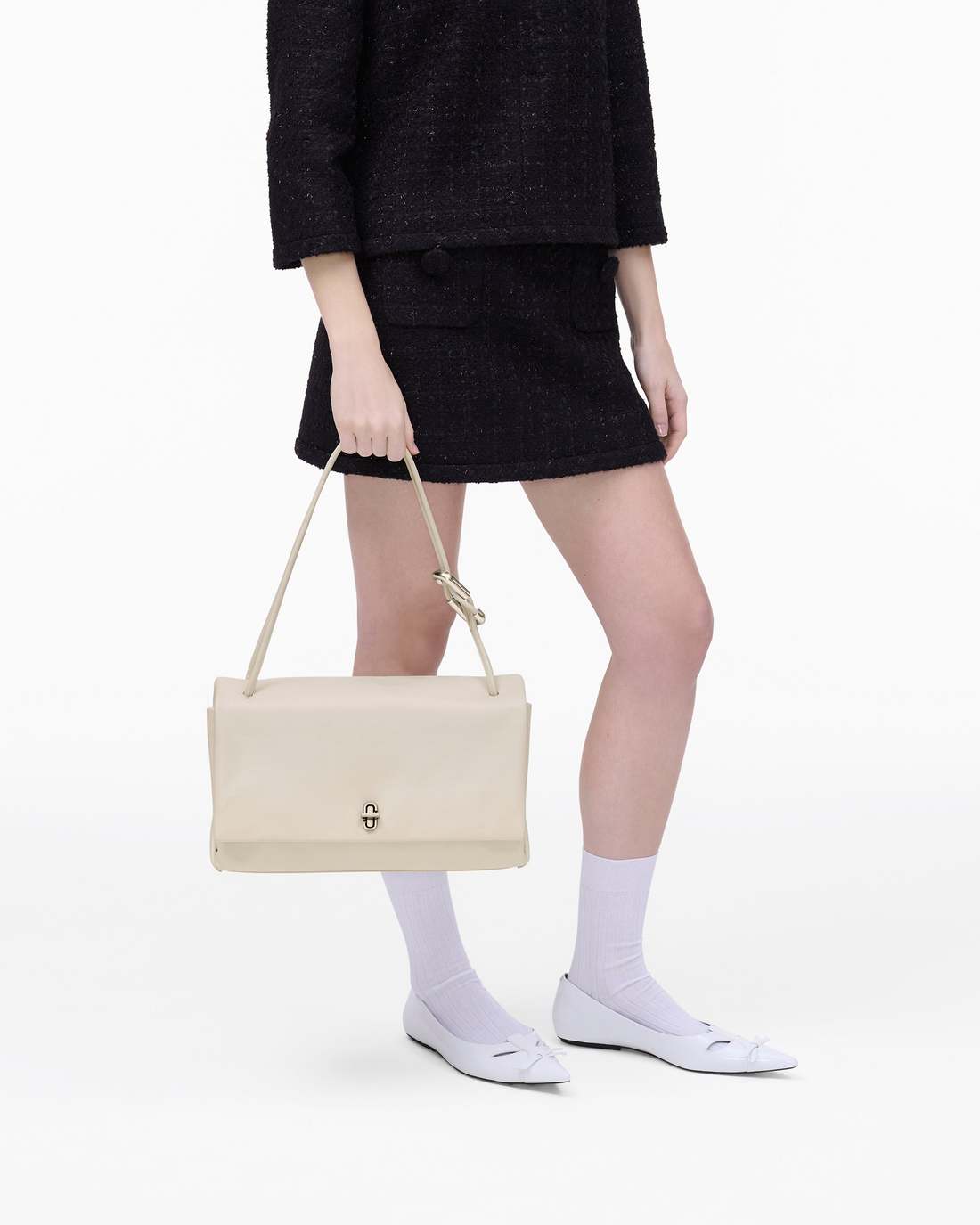 Marc Jacobs The Large Dual Bag Cloud White