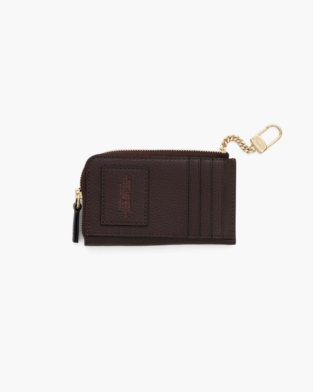 Marc Jacobs The Leather Top Zip Multi Wallet Ganache