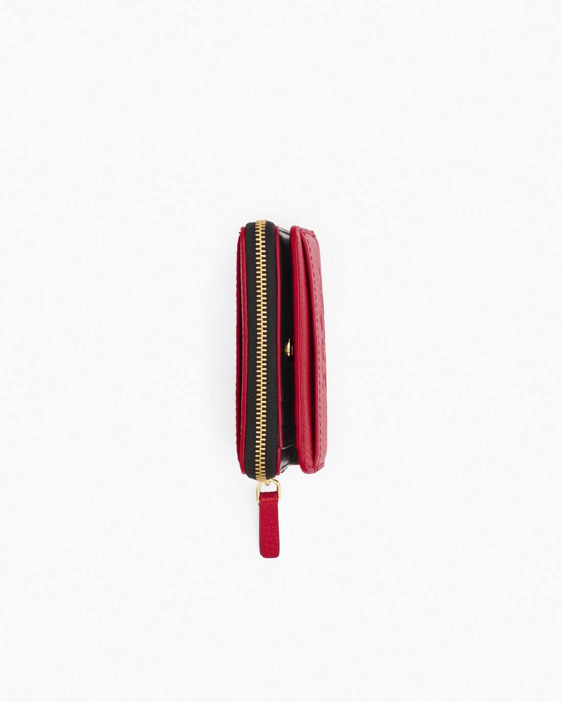 Marc Jacobs The Leather Mini Compact Wallet True Red