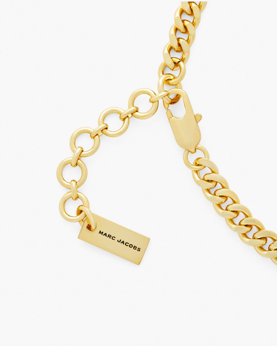 Marc Jacobs The Mini Icon Charm Necklace Light Antique Gold