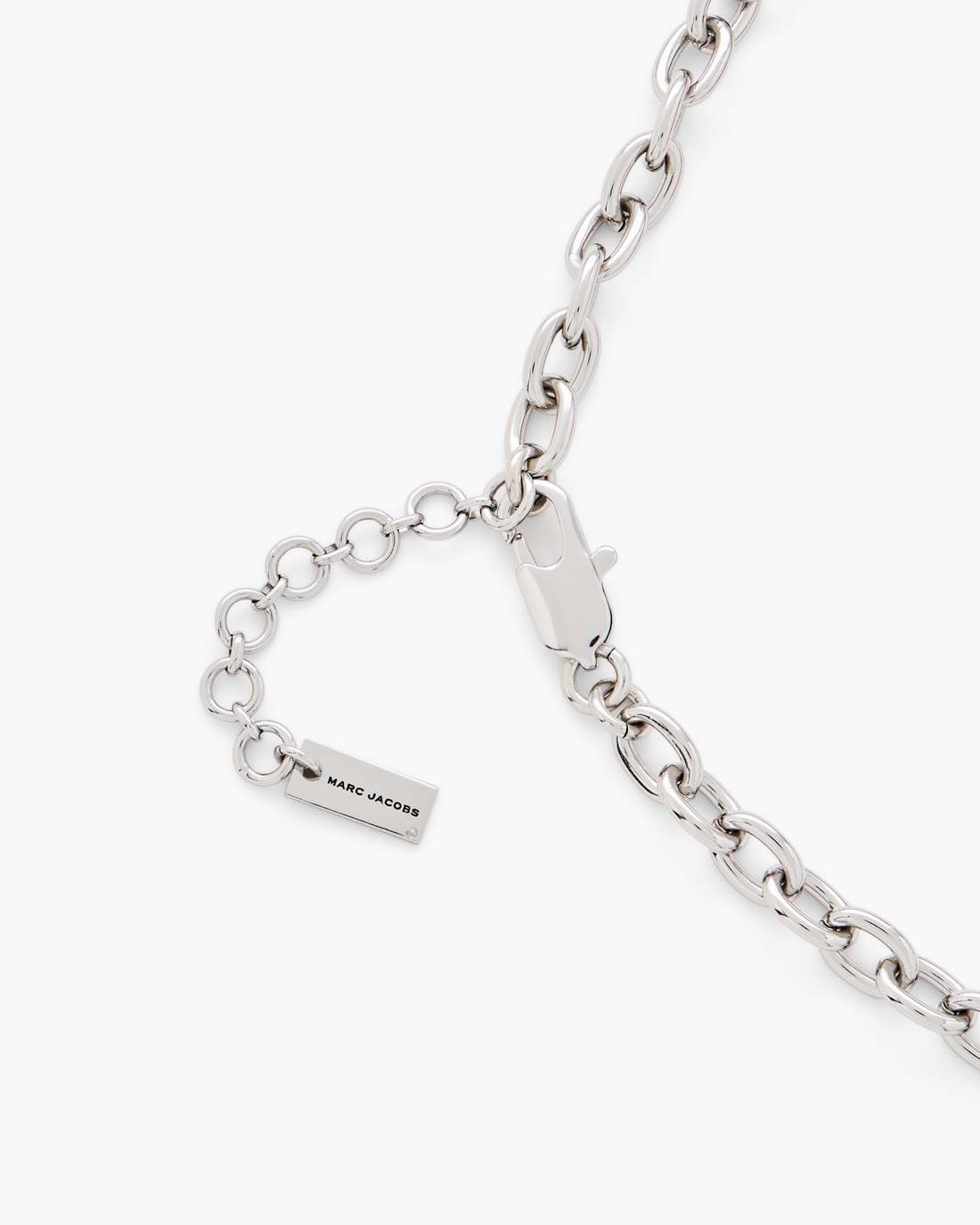 Marc Jacobs The Sticker Charm Statement Necklace Silver Multi