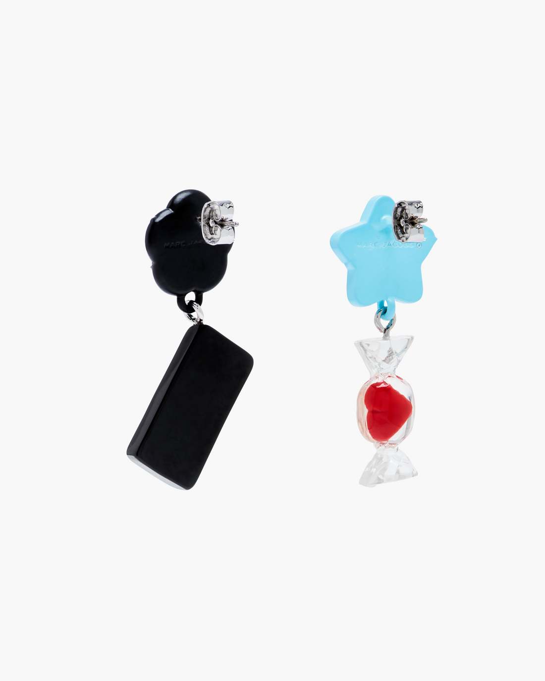 The Sticker Charm Earrings Silver Multi Marc Jacobs / JEWELRY