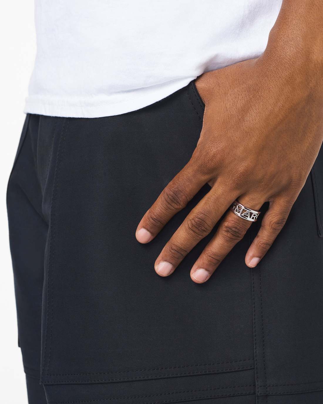 Marc Jacobs The Monogram Ring Silver