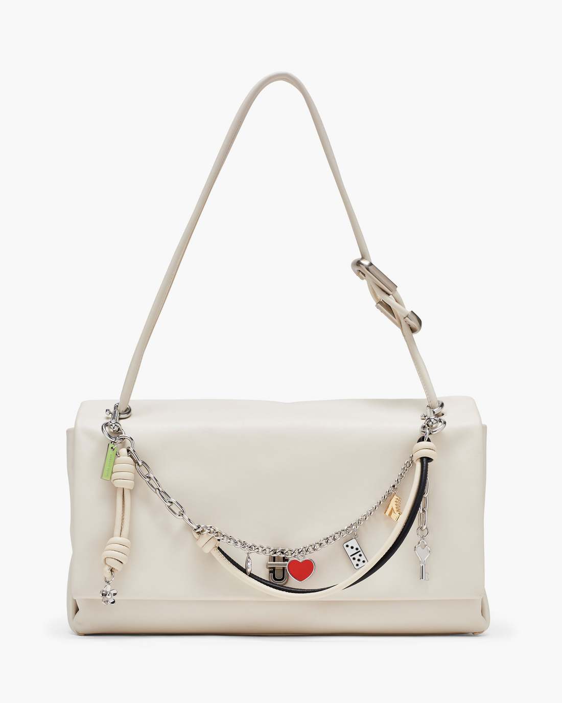 The Mini Icon Chain Bag Charm Black/Cloud White Marc Jacobs / ACCESSORIES