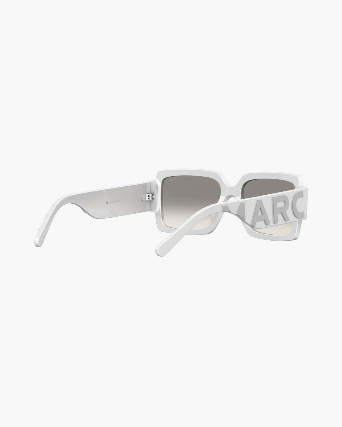 The Bold Logo Square Mirrored Sunglasses White/Grey Marc Jacobs / ACCESSORIES