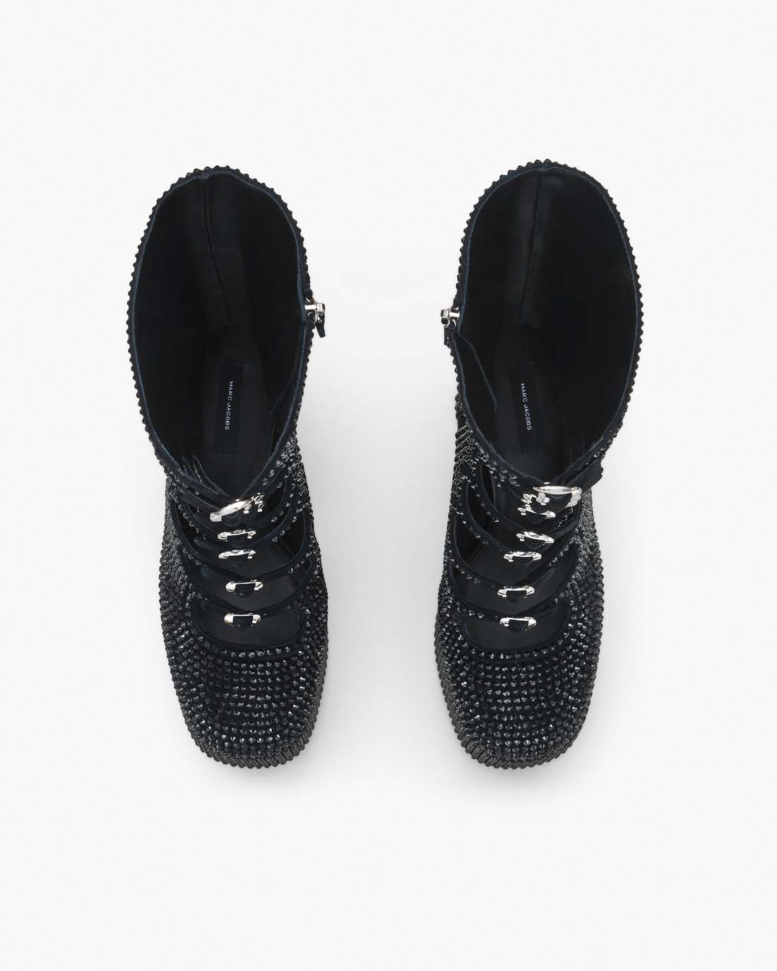 The Rhinestone Kiki Knee-High Boot Black/Black Marc Jacobs / SHOES