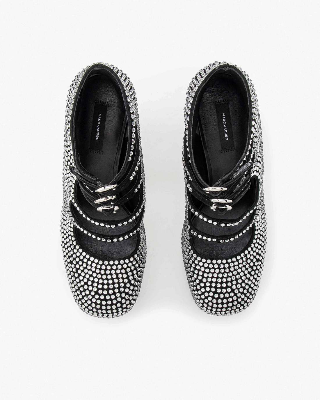 Marc Jacobs The Rhinestone Kiki Ankle Boot Black/Crystal