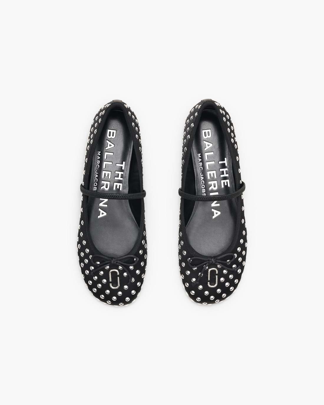 Marc Jacobs The Studded Sabrina Ballerina Black Multi