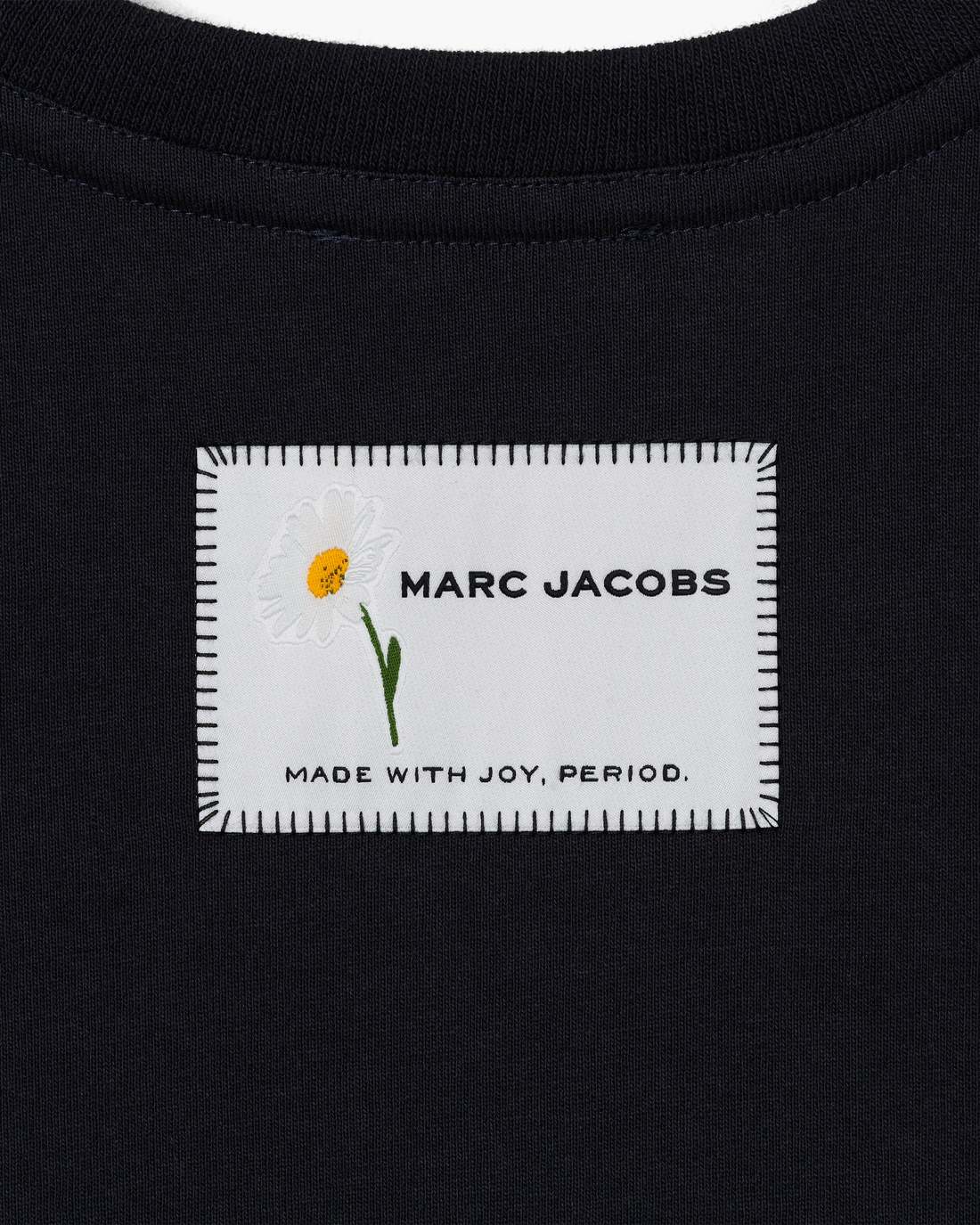 Marc Is Joy Daisy Baby Tee Black Marc Jacobs / READY TO WEAR