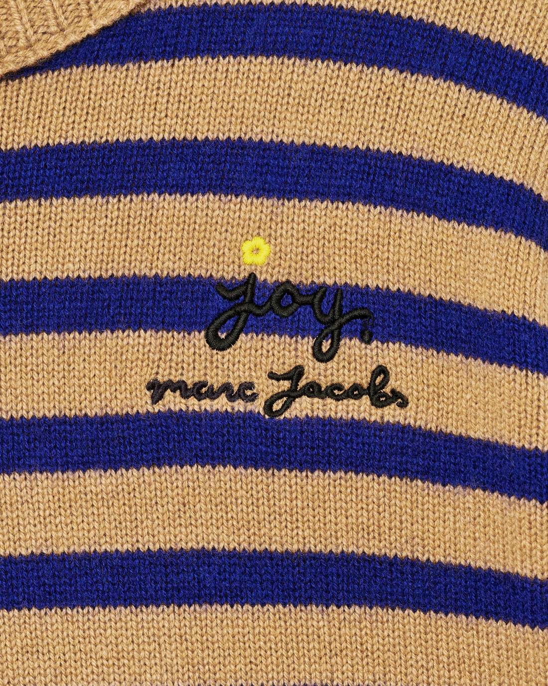 Joy Striped Crewneck Camel/Pansy Marc Jacobs / READY TO WEAR