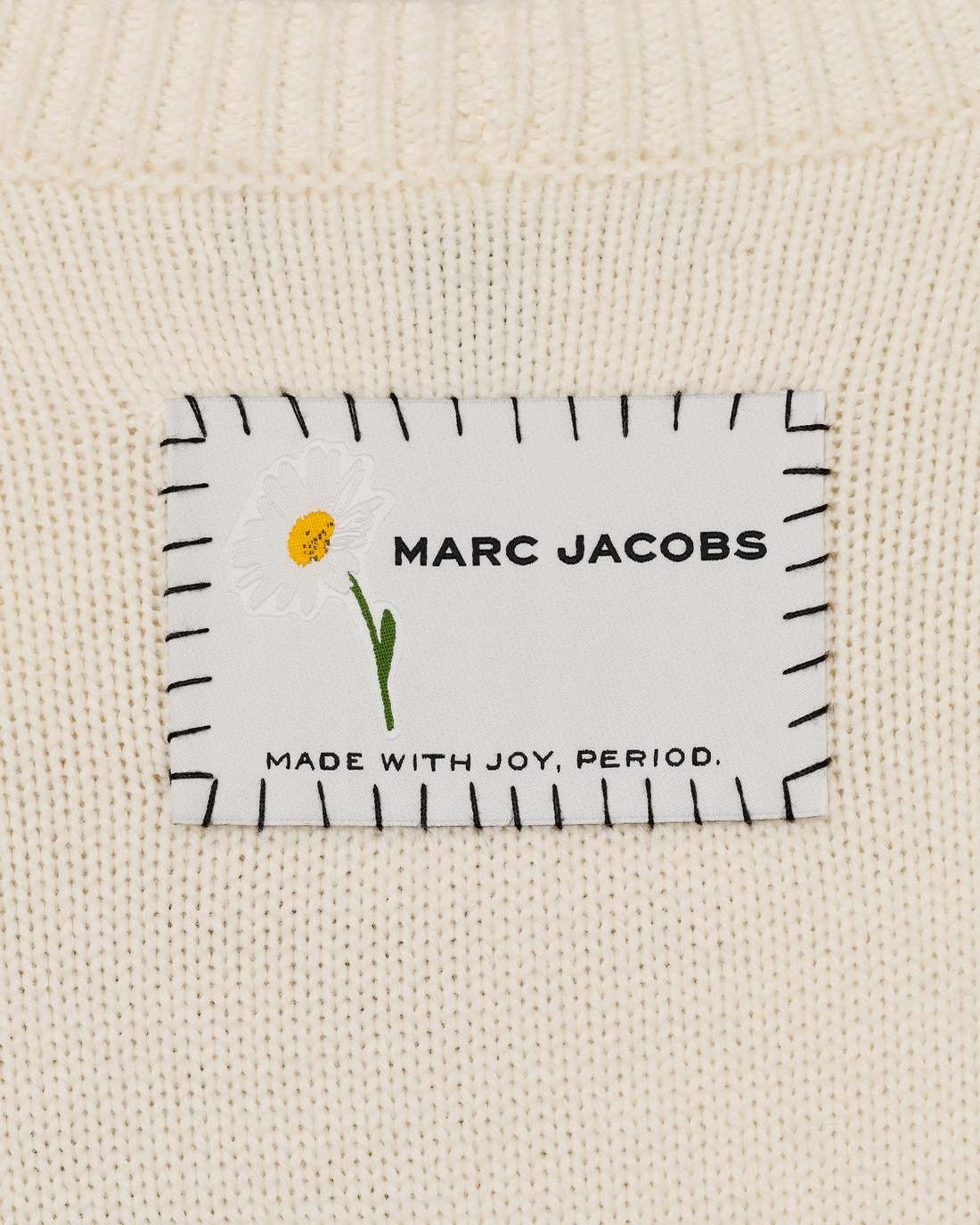 Marc Jacobs Marc Is Joy Jacquard Crewneck Ivory