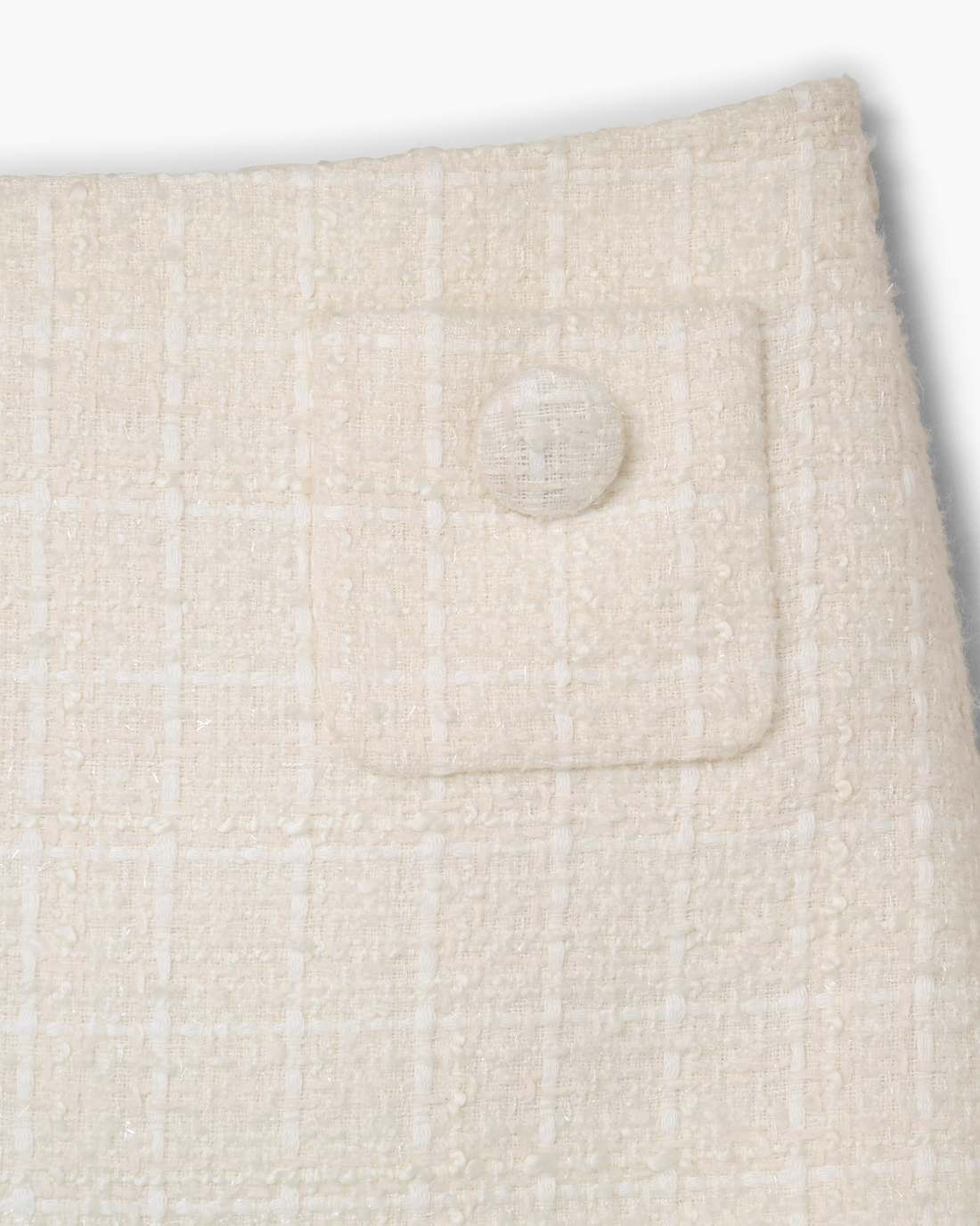 Marc Jacobs Tweed Mini Skirt Ivory