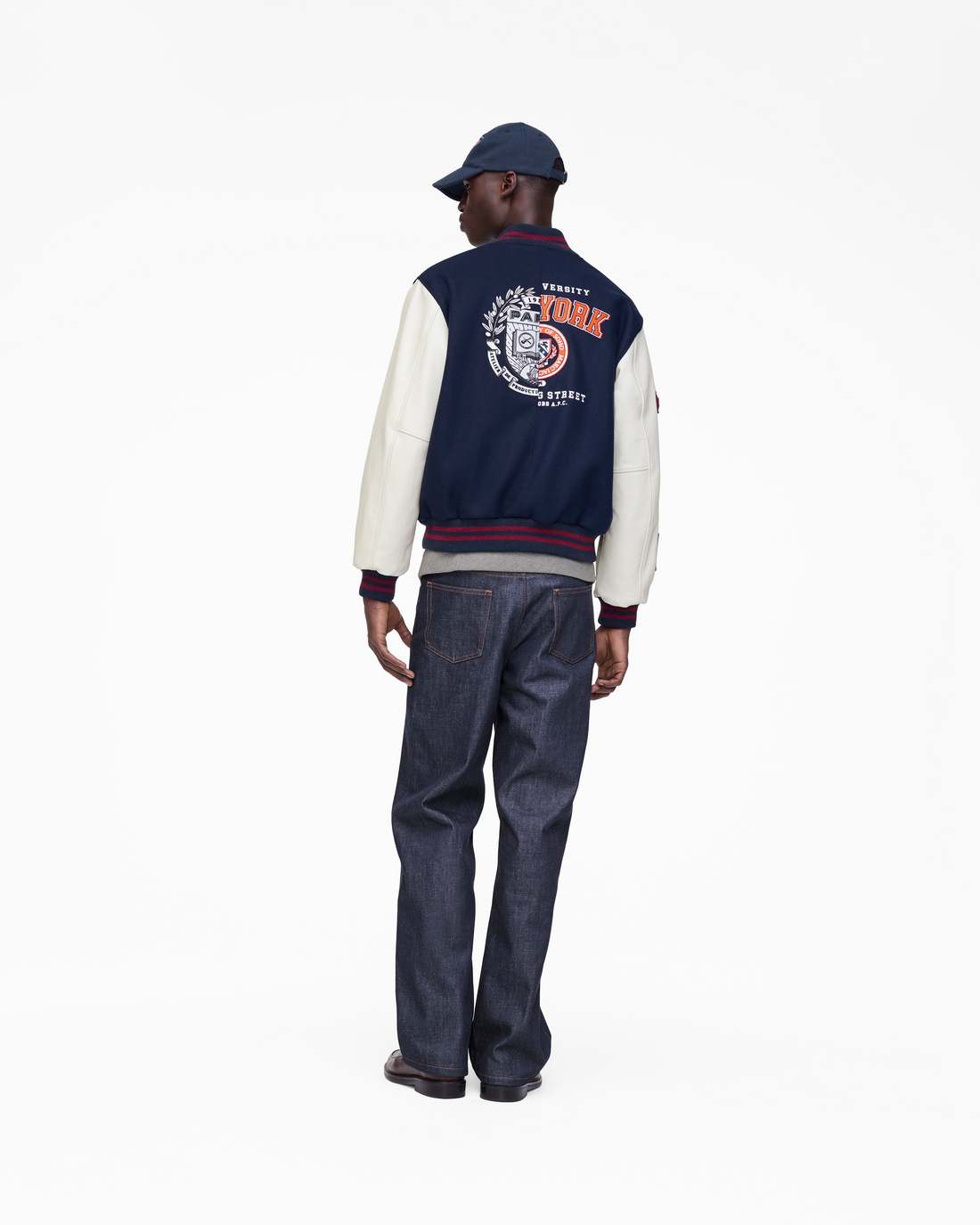 The A.P.C. X Marc Jacobs Varsity Jacket Dark Navy/White Marc Jacobs / READY TO WEAR