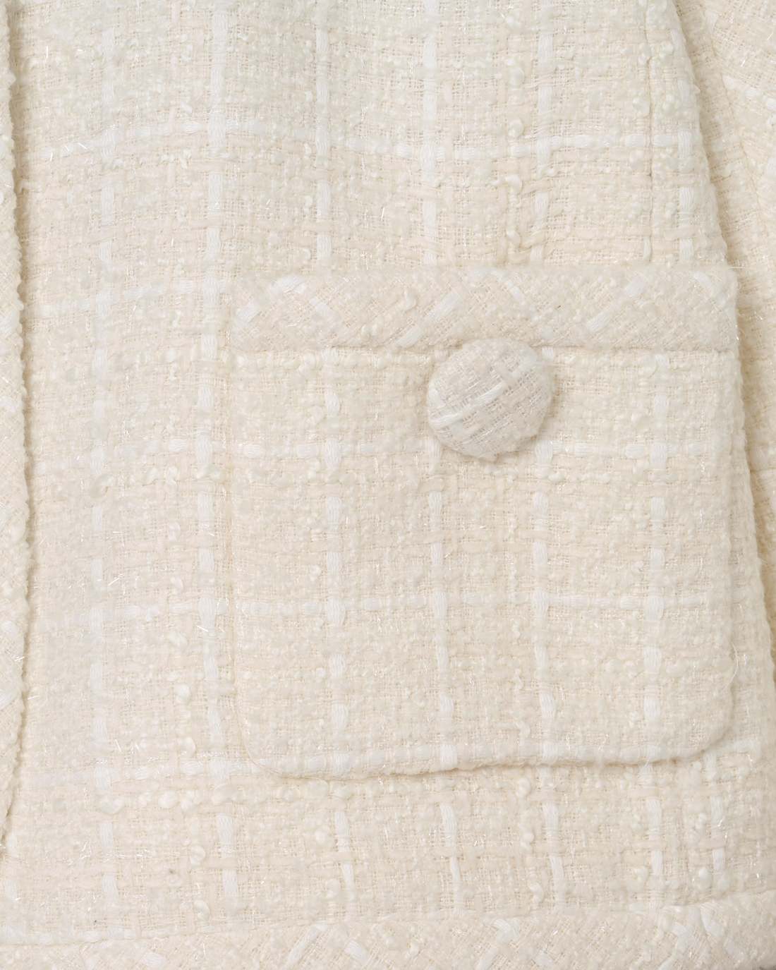 Marc Jacobs Tweed Backwards Lady Jacket Ivory