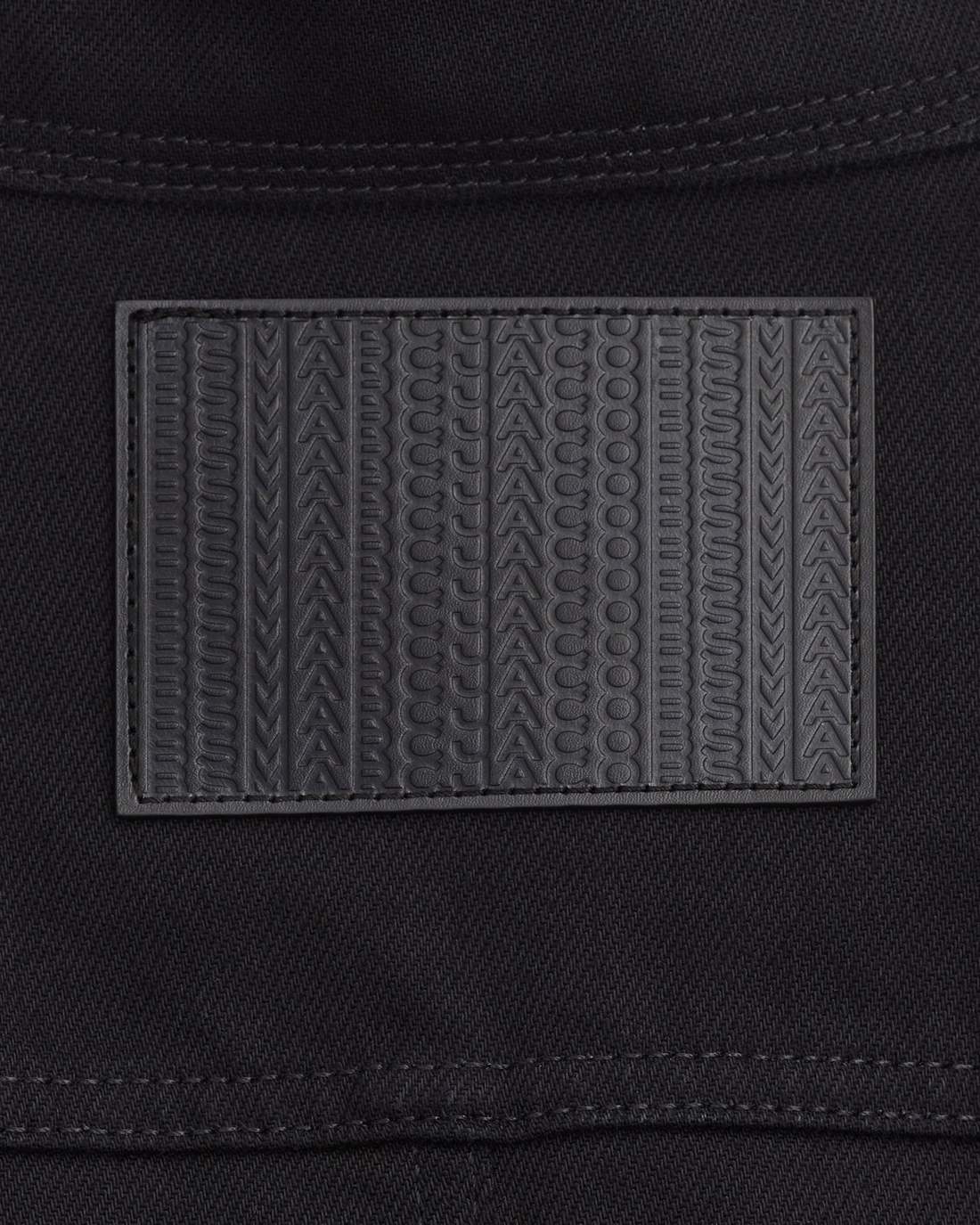 Marc Jacobs The Fluted Denim Jacket Black