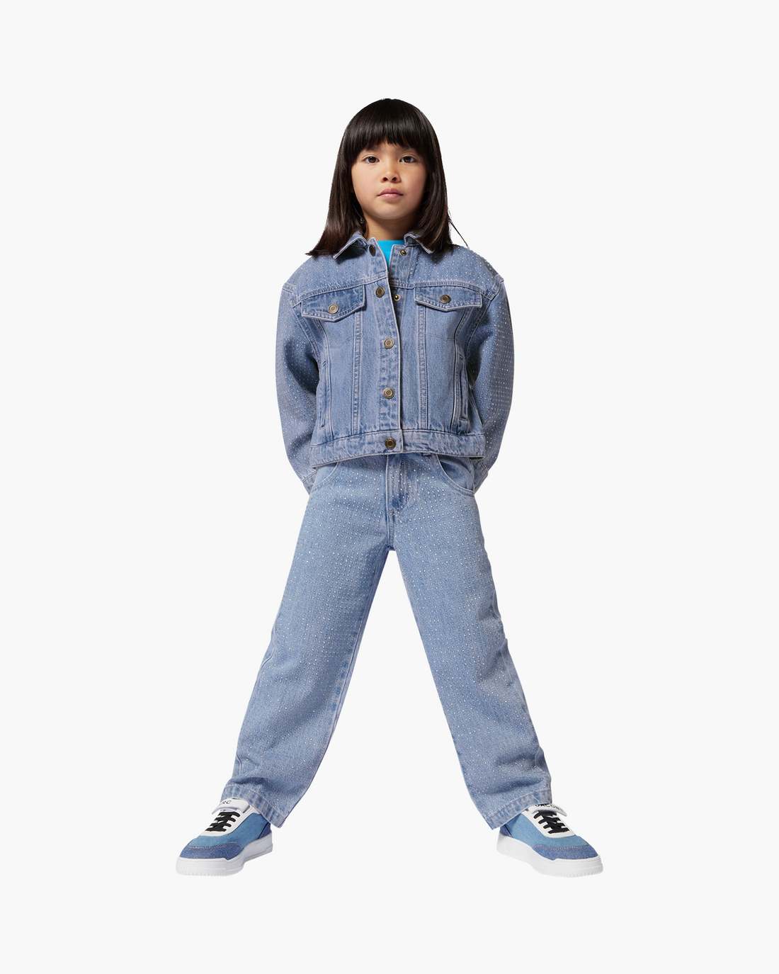Marc Jacobs The Crystal Denim Pant Blue