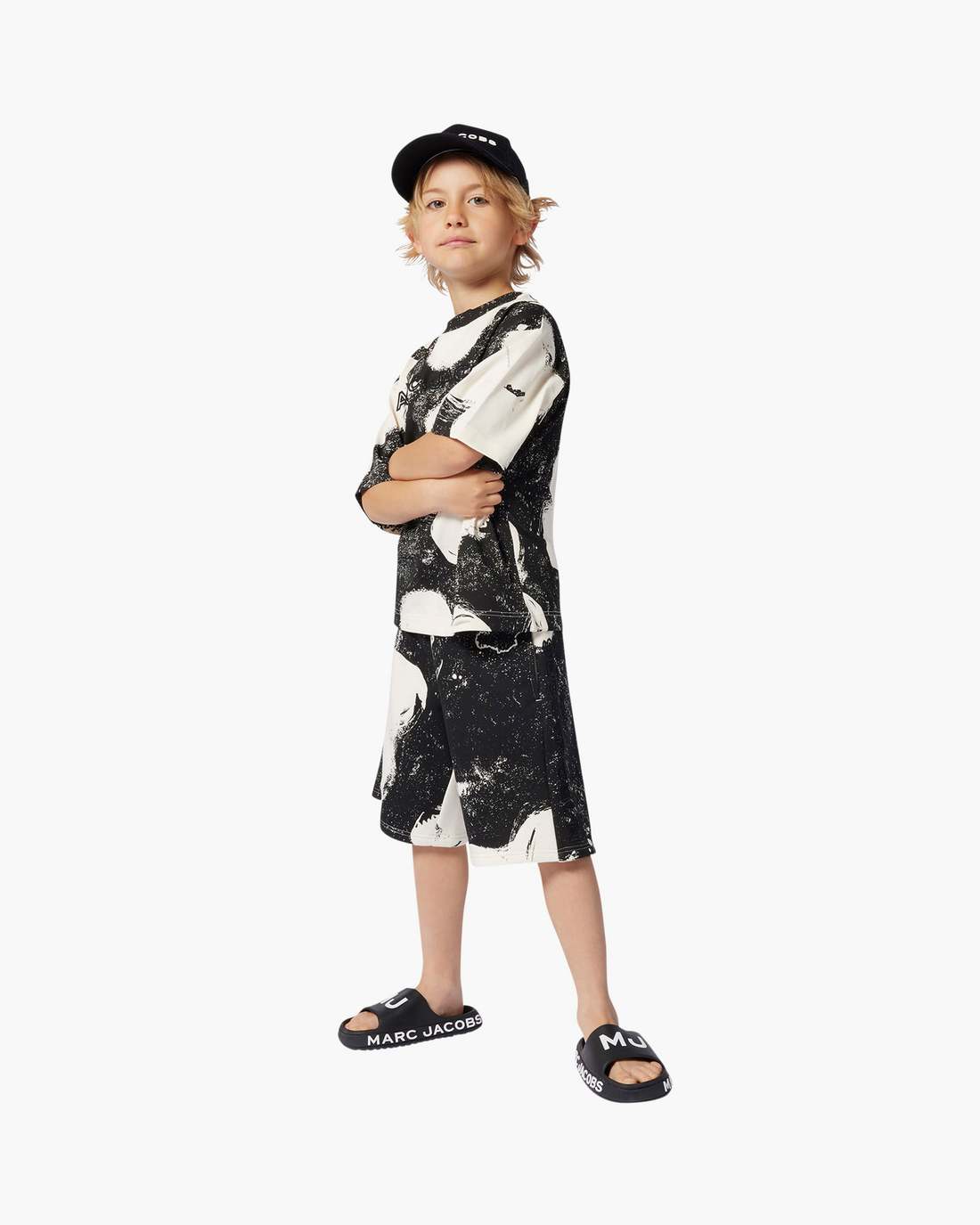 The Daisy Sweatshort Black/White Marc Jacobs / READY TO WEAR