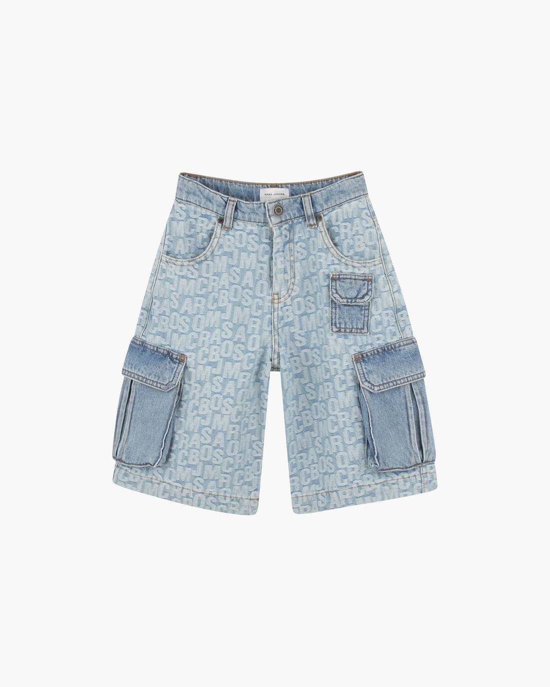Marc Jacobs The Jumbled Logo Bermuda Short Blue