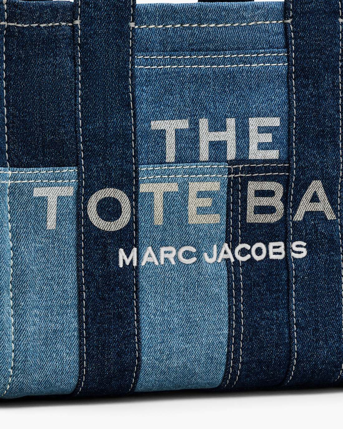 Marc Jacobs The Denim Small Tote Bag Blue Denim