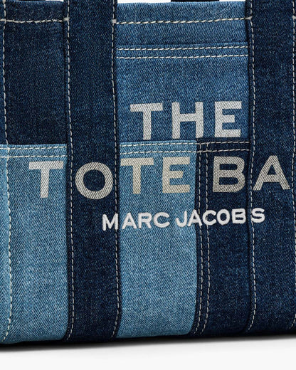 Marc Jacobs The Denim Small Tote Bag Blue Denim