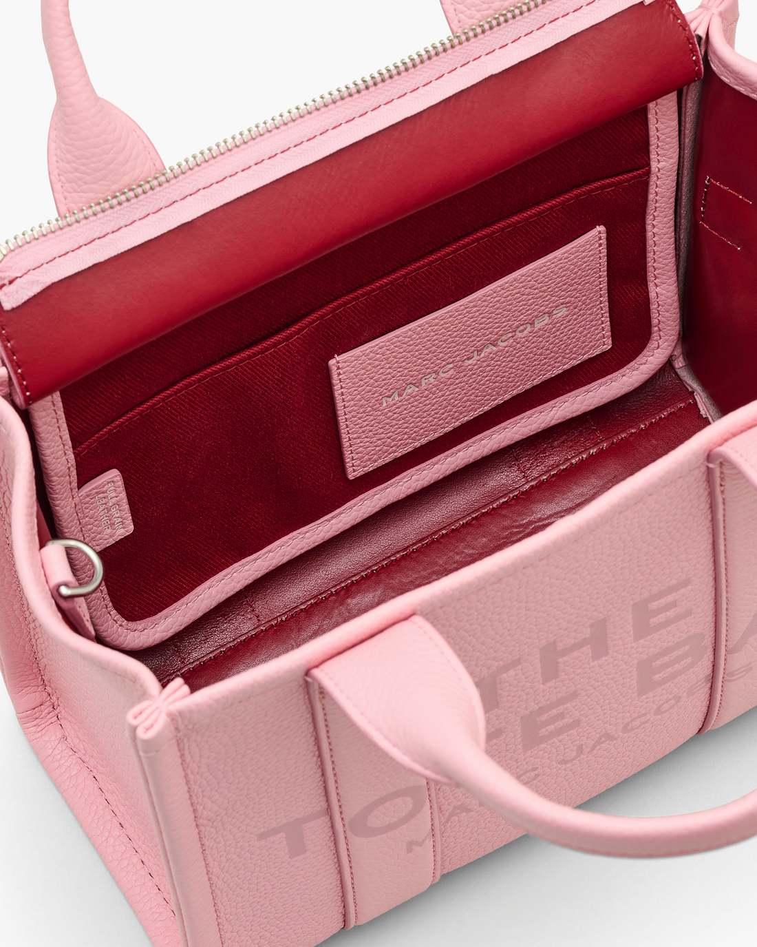 The Leather Small Tote Bag Ribbon Pink Marc Jacobs / BAGS