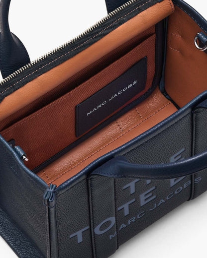 The Leather Small Tote Bag Blue Sea Marc Jacobs / BAGS