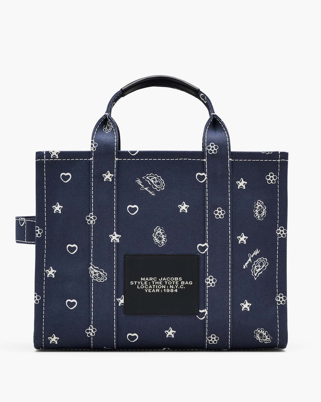 The Bandana Canvas Medium Tote Bag Navy Multi Marc Jacobs / BAGS|NEW ARRIVALS