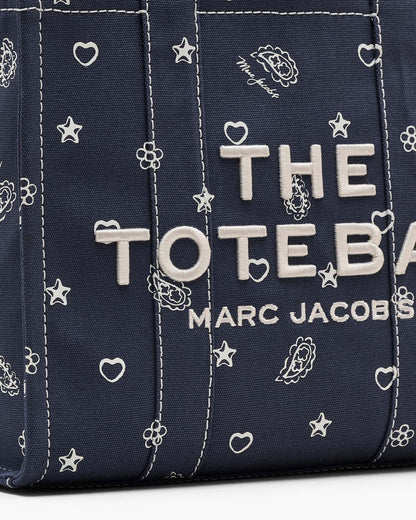 The Bandana Canvas Medium Tote Bag Navy Multi Marc Jacobs / BAGS|NEW ARRIVALS
