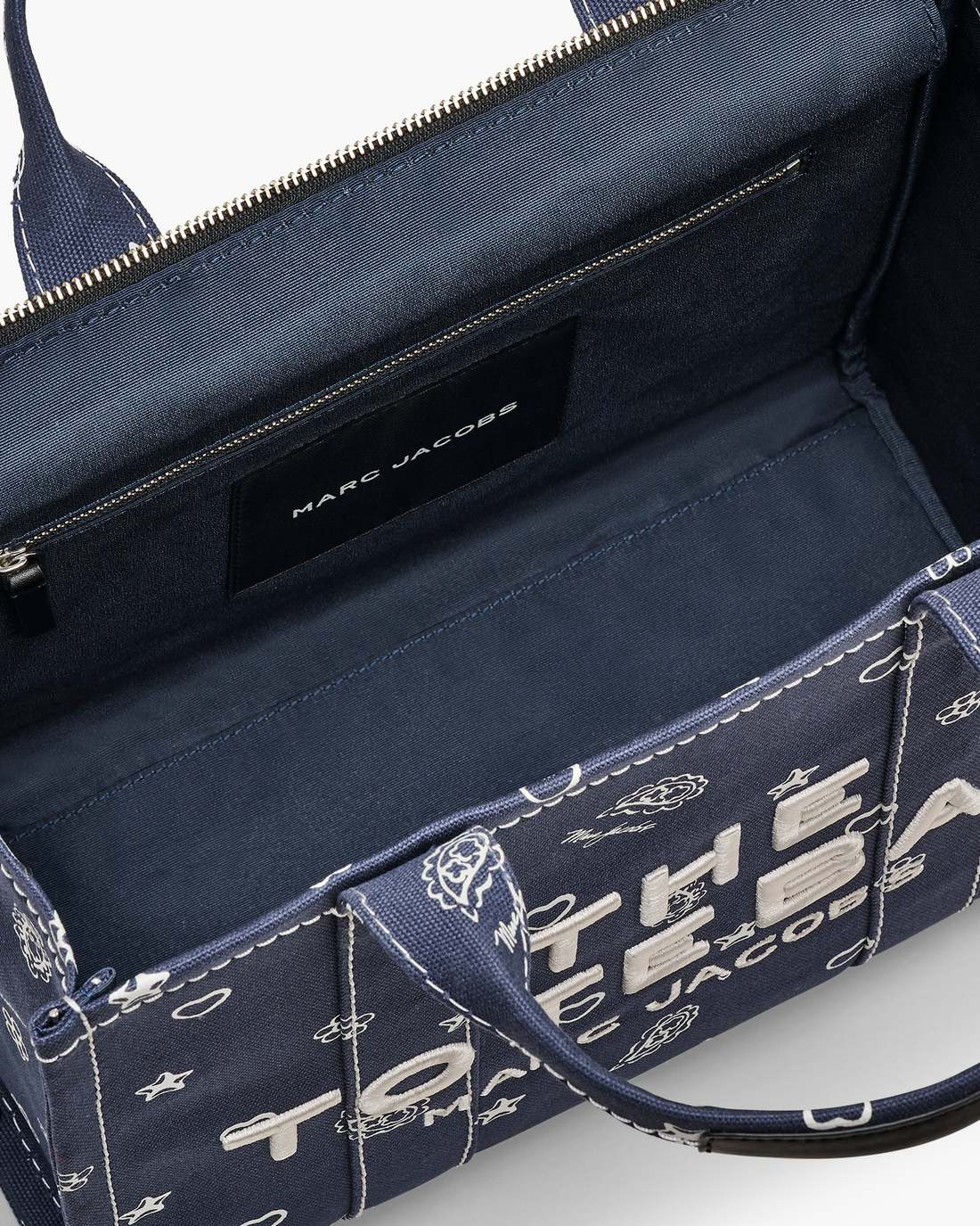 The Bandana Canvas Medium Tote Bag Navy Multi Marc Jacobs / BAGS|NEW ARRIVALS