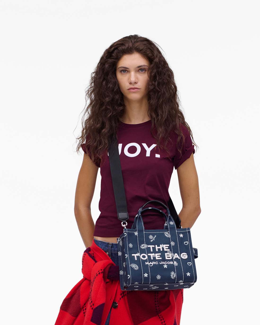 The Bandana Canvas Small Tote Bag Navy Multi Marc Jacobs / BAGS|NEW ARRIVALS