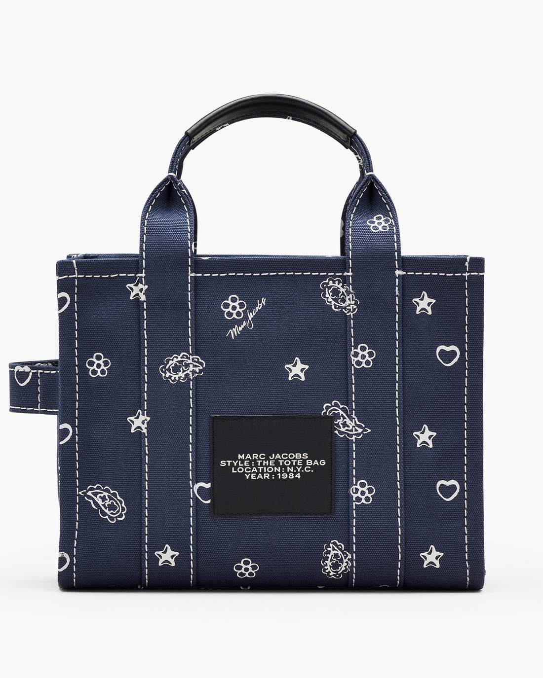 The Bandana Canvas Small Tote Bag Navy Multi Marc Jacobs / BAGS|NEW ARRIVALS
