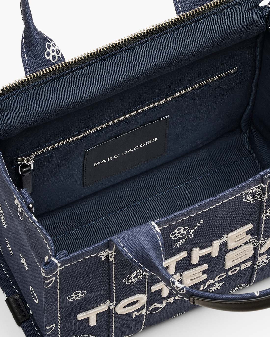 The Bandana Canvas Small Tote Bag Navy Multi Marc Jacobs / BAGS|NEW ARRIVALS