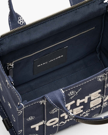 The Bandana Canvas Small Tote Bag Navy Multi Marc Jacobs / BAGS|NEW ARRIVALS