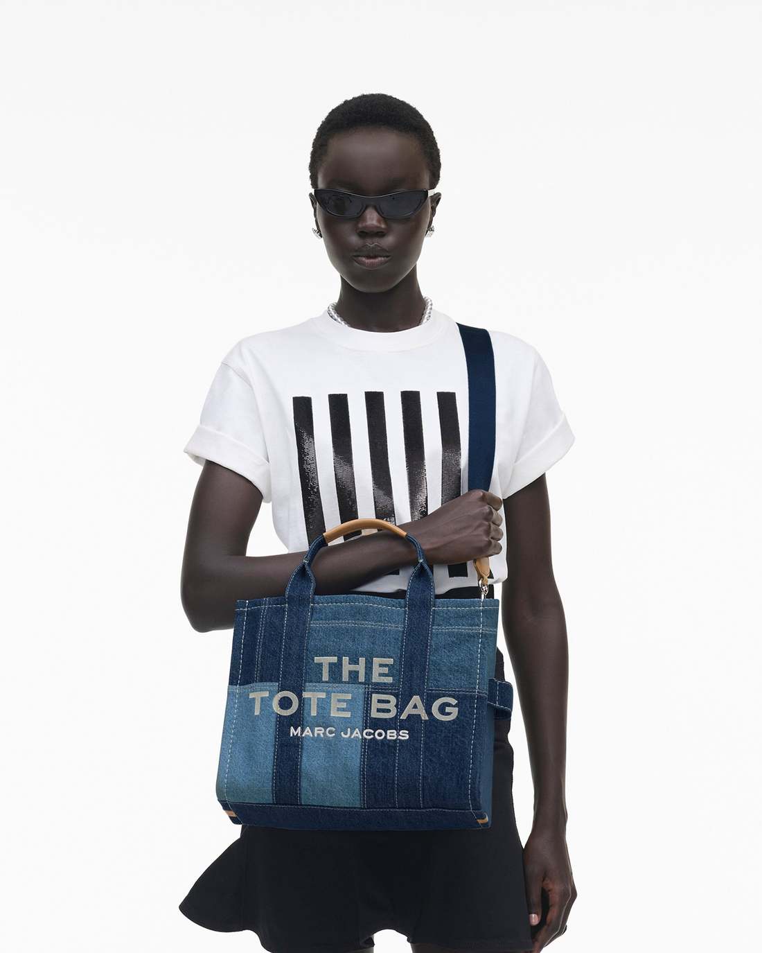The Denim Medium Tote Bag Blue Denim Marc Jacobs / BAGS