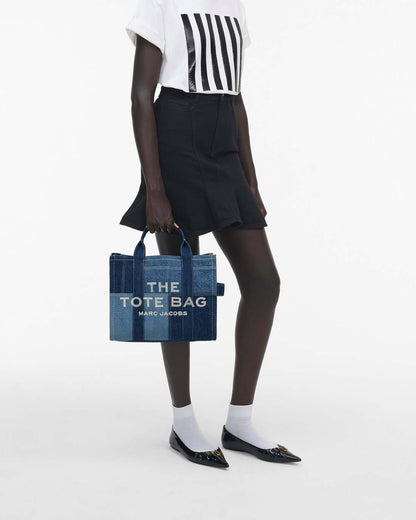The Denim Medium Tote Bag Blue Denim Marc Jacobs / BAGS