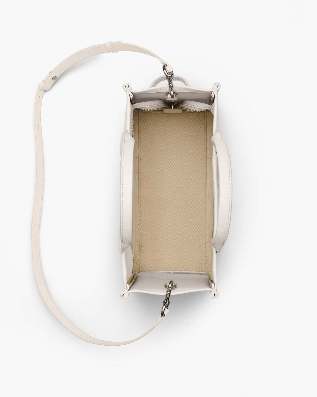 The Leather Medium Tote Bag Cotton/Silver Marc Jacobs / BAGS|NEW ARRIVALS