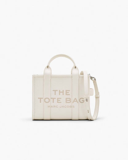 The Leather Small Tote Bag Cotton/Silver Marc Jacobs / BAGS