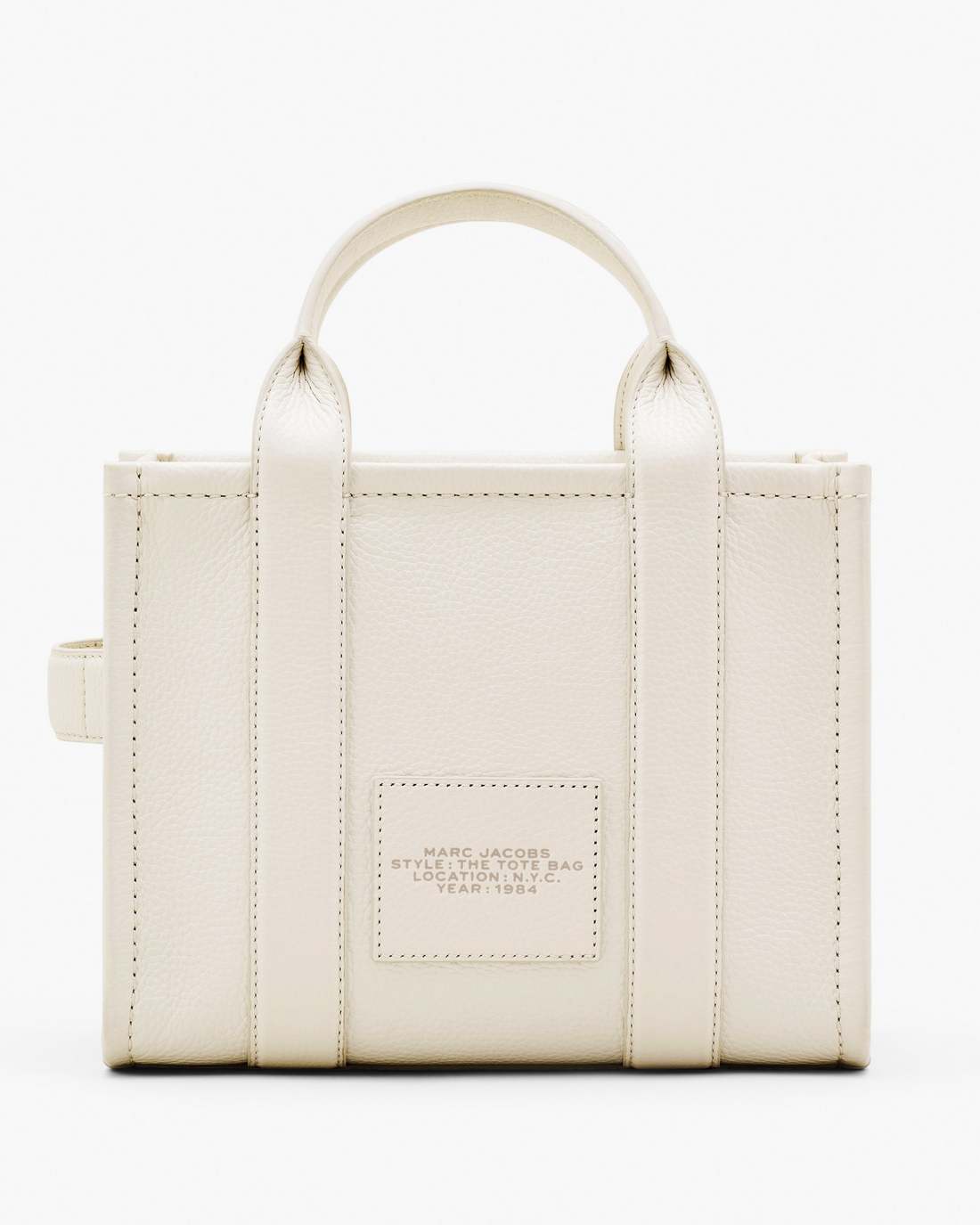 The Leather Small Tote Bag Cotton/Silver Marc Jacobs / BAGS
