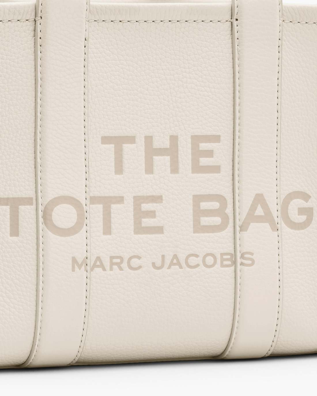 The Leather Small Tote Bag Cotton/Silver Marc Jacobs / BAGS