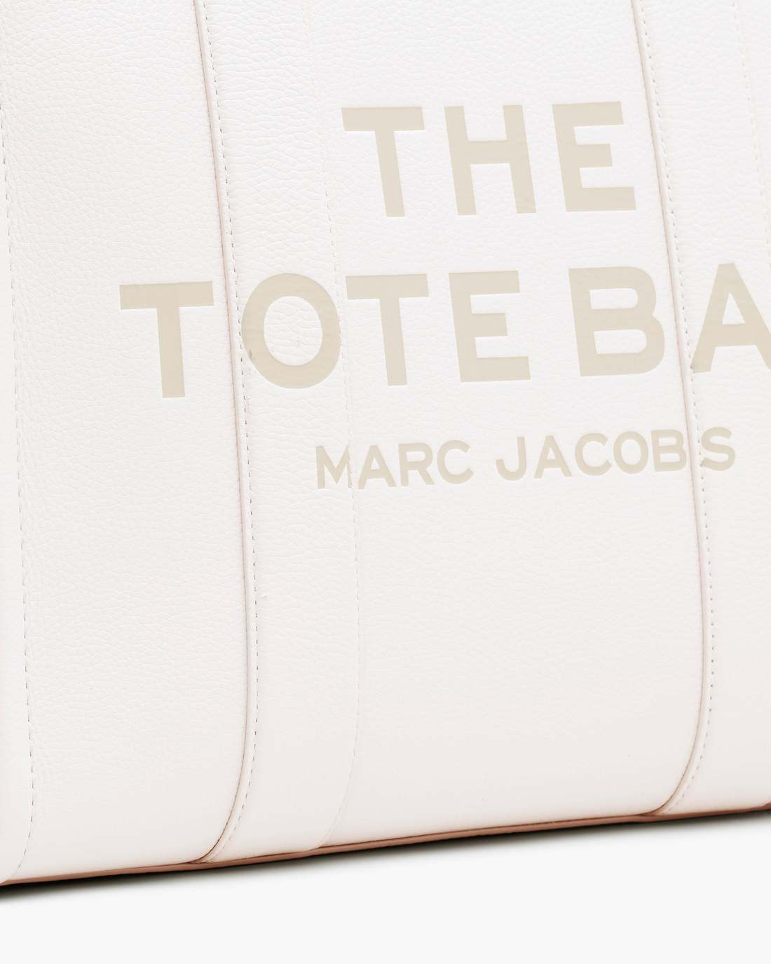 The Leather Large Tote Bag Cotton/Silver Marc Jacobs / BAGS