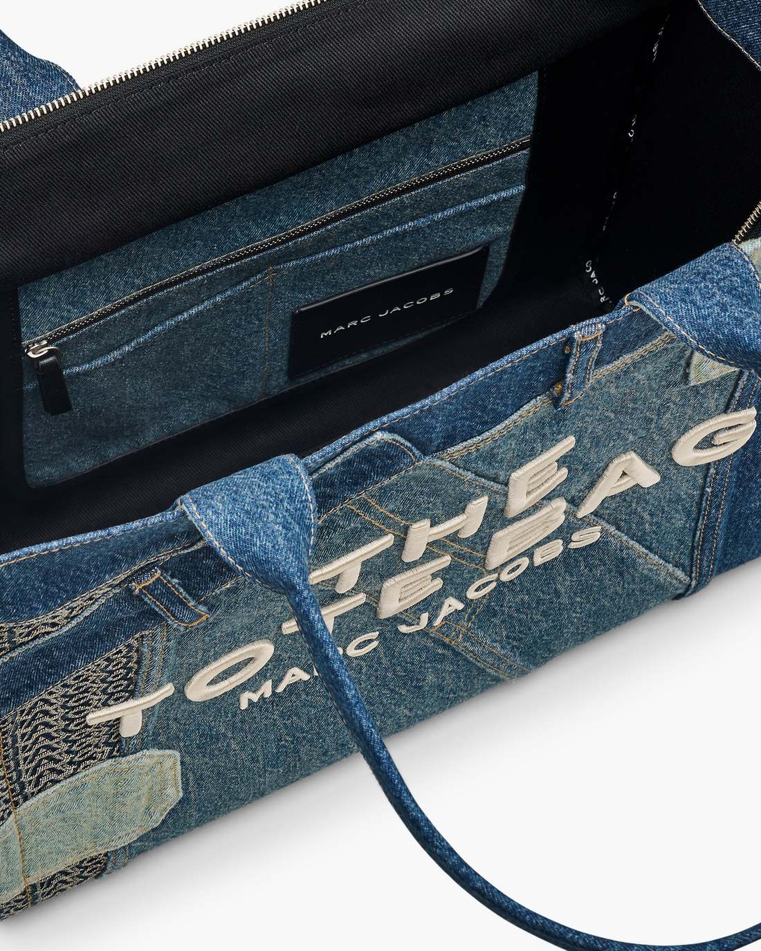 The Deconstructed Denim Large Tote Bag Indigo Multi Marc Jacobs / BAGS