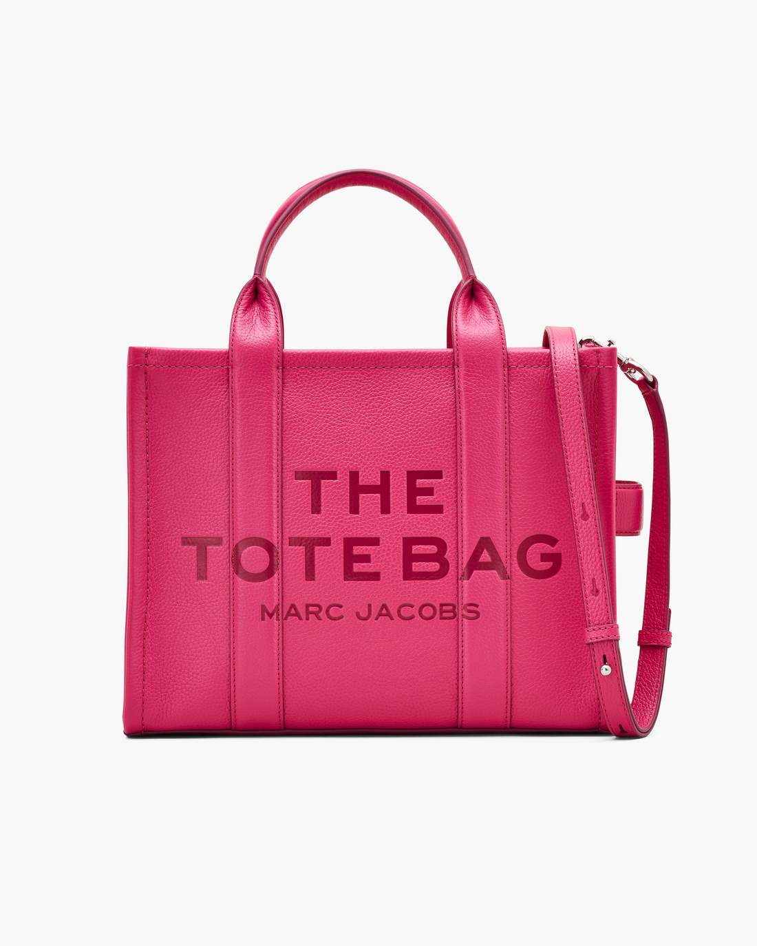 The Leather Medium Tote Bag Raspberry Pink Marc Jacobs / BAGS|NEW ARRIVALS