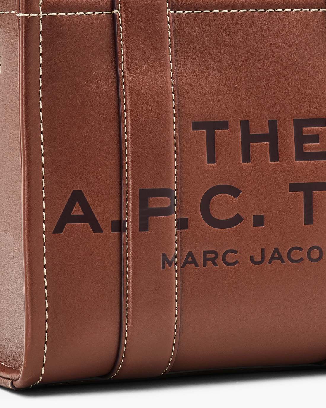 The A.P.C. X Marc Jacobs Leather Small Tote Bag Hazelnut Marc Jacobs / BAGS