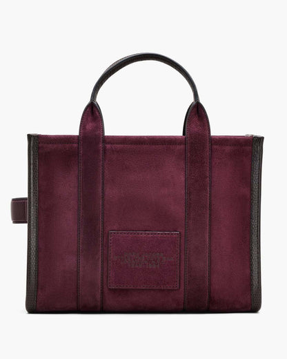 The Suede Medium Tote Bag Dark Plum Marc Jacobs / BAGS