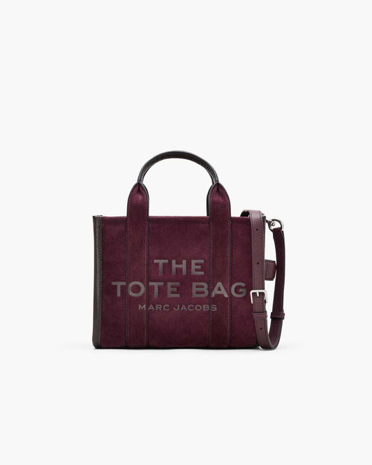 The Suede Small Tote Bag Dark Plum Marc Jacobs / BAGS