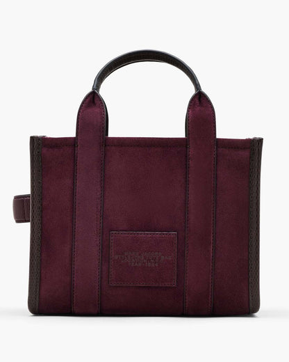 The Suede Small Tote Bag Dark Plum Marc Jacobs / BAGS
