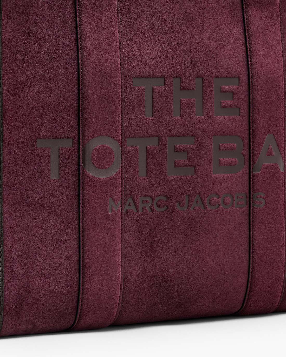 The Suede Large Tote Bag Dark Plum Marc Jacobs / BAGS